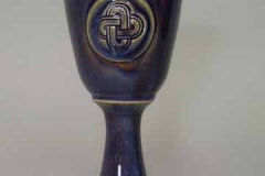 Pottery by Heather Celtic Goblet