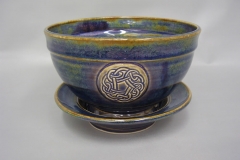 Rutile Celtic Berry Bowl and Saucer