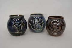 Pottery by Heather Candle holders