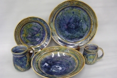 Rutile Carved Wheat Dinnerware