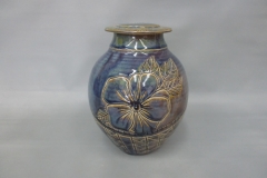 Custom Wild Rose Funerary Urn