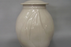 White Sailboat Funerary Urn